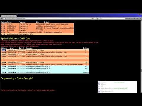Lesson P35 - Hardware Sprites on the SNES / Super Famicom