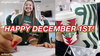 DECEMBER 1ST VLOG!  Vlogmas Day 1!