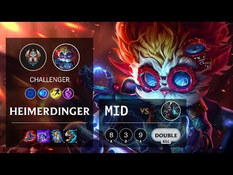 Heimerdinger Mid vs Ekko - EUW Challenger Patch 10.10