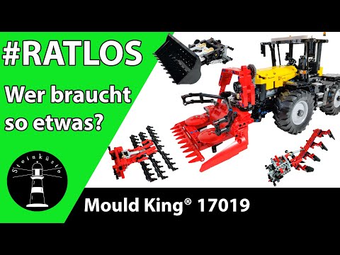 Радиоуправляемый конструктор Mould King «Трактор JCB Fastrac 4 в 1» 17019 / 2596 деталей