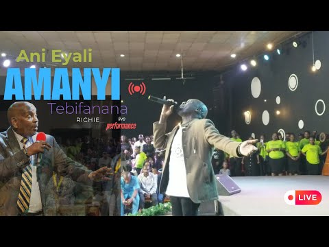 Ani Eyali Amanyi by Tebifanana Richie live performance at victory Christian center ndeba
