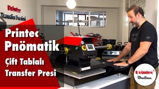 Printec Çift Tablalı Pnömatik Transfer Presi