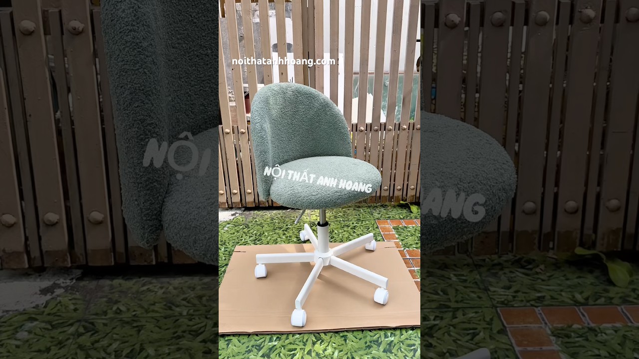 Ghế Trang Điểm Vải Lông Cừu Teddy White Hiện Đại Có Tựa Lưng, Ghế Bàn Làm Việc Thiết Kế Không Tay Vịn Dành Cho Nữ | TDY