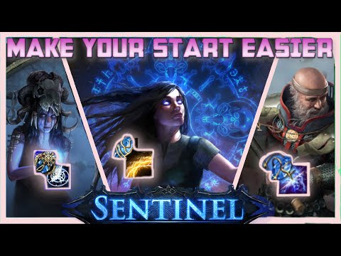 [POE 3.18] BEST 3 Sentinel League Starter Build