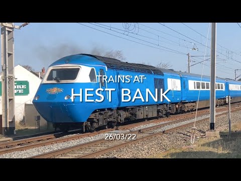 Trains At Hest Bank (26/02/22)
