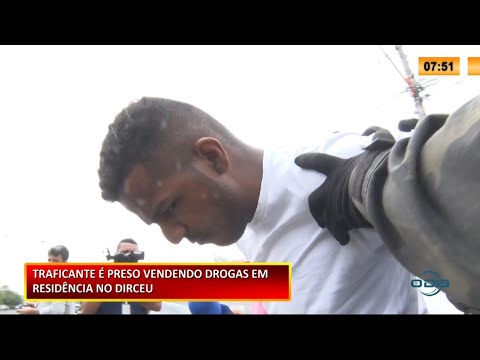 Homem armado é preso vendendo drogas em residência no Dirceu 14 01 2021