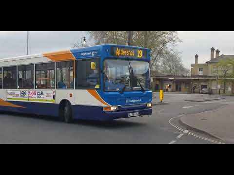 Here is the stagecoach bus 35117 on the number 19 in Aldershot Tuesday 19 April 2022