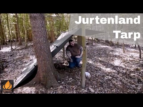 Jurtenland Tarp + Aufbauvarianten | Bushcraft ohne Plastik