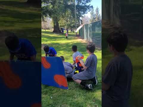 my birthday Nerf battle party