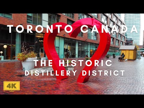 [ 4k ] Toronto Village Distillery District Market . ( June 17, 2021 )