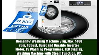 Download lagu Bomann® Washing Machine 8 kg, Max. 1400 rpm, Robust, Quiet and Durable Inverter Motor, 15 mp3 Download lagu Bomann® Washing Machine 8 kg, Max. 1400 rpm, Robust, Quiet and Durable Inverter Motor, 15 mp3