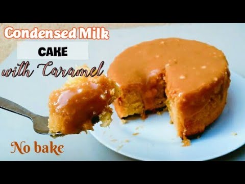 Condensed Milk Cake with Caramel / Condensed Milk cake...