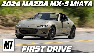 2024 Mazda MX-5 Miata First Drive: Small Changes, Big Distinctions | MotorTrend