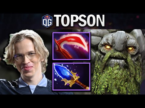 OG.TOPSON TINY WITH DOUBLE CRYSTALIS - DOTA 2 7.27 GAMEPLAY