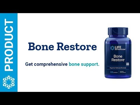 Life extension bone restore vitamin k2 vegetarian capsules