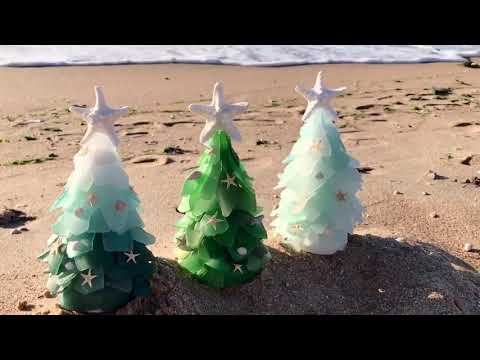 Sea Glass Christmas Trees - GIVENIC
