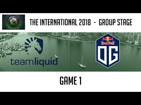 Team Liquid vs OG (Game 1) | The International 2018: Group Stage