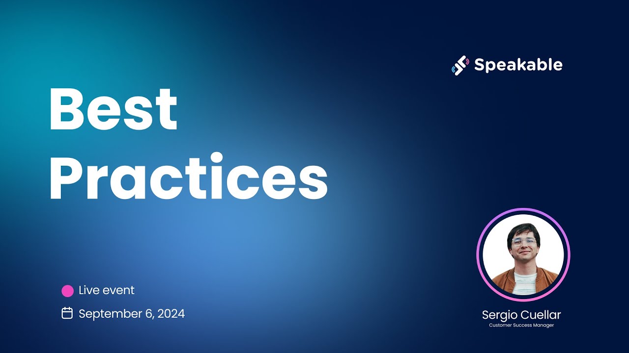 Speakable best practices