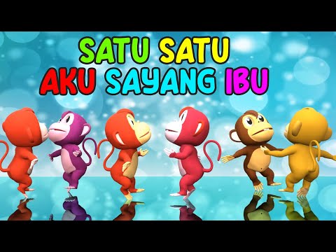 Satu Satu Aku Sayang Ibu 👩‍👩‍👧‍👦❤️👶 Lagu Anak Sayang Semuanya