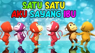 Download lagu Satu Satu Aku Sayang Ibu 👩‍👩‍👧‍👦❤️👶 Lagu Anak Sayang Semuanya mp3