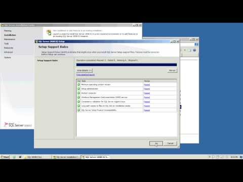 comment installer sql server 2008 sur windows 7