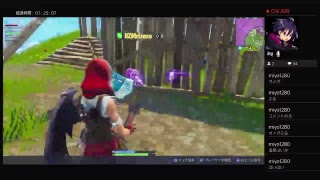 [Fortnite]配信！友達の家でやってます