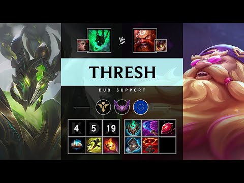 Thresh Support vs Gragas - EUW Master Patch 25.13