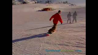 How to Backside 360 on a Snowboard - Backside 360 Trick Tip - Regular