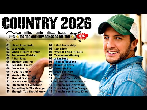 Country Music Mix 2026 🎁 Luke Bryan, Morgan Wallen, Luke Combs, Chris Stapleton, Kane Brown,