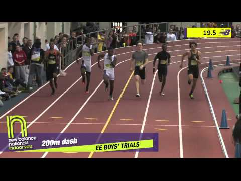 Boys 200m EE Heat 3 - New Balance Indoor Nationals 2012
