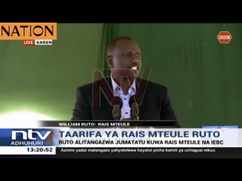 Ruto says they are ready to face any election petition 