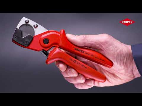 90 10 185 KNIPEX Pipe Cutter - Product Video