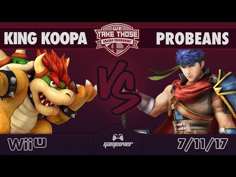 We Take Those #53: King Koopa (Bowser) vs PHO | ProBeans (Ike) - Winners Quarter-Finals |  SSB4