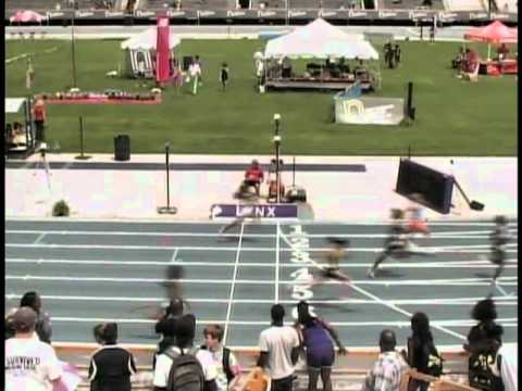 Girls 100m EE Prelim Heat 3 - New Balance Outdoor Nationals 2011