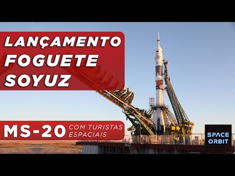 Lançamento Foguete Soyuz 2.1a - Turismo Espacial - MS-20