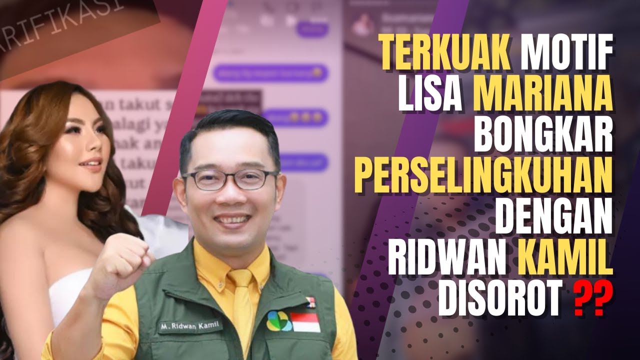 Menguak Drama Lisa Mariana dan Ridwan Kamil: Kepentingan Anak atau Popularitas?