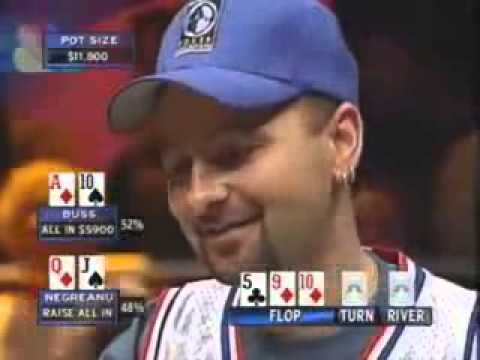 Daniel Negreanu - Reads Straight Flush, Calls The Turn and River