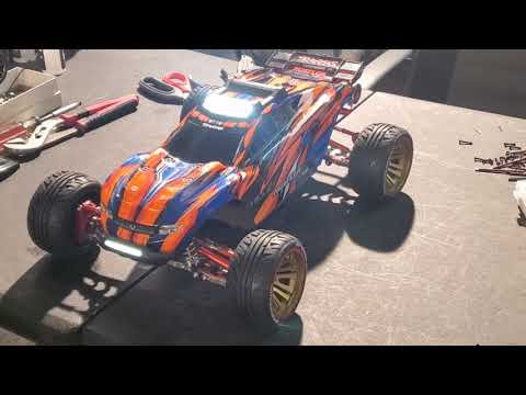 traxxas Rustler 4x4 full alloy upgrades...