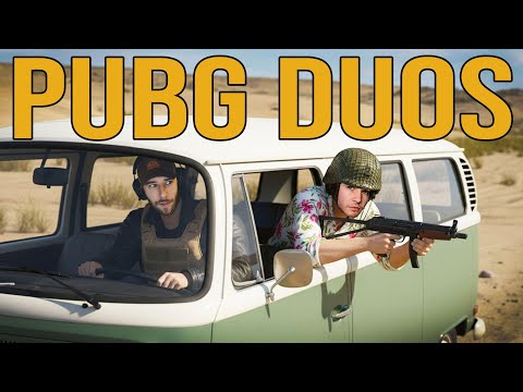 chocoTaco & Quest Can't Stop Freaking Out | PUBG Miramar Duos Gameplay Desperate Back-Up