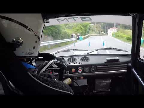 cameracar A112 S3 Dal Magro Stefano 40°slalom Mignanego Giovi 2022 1^ manche