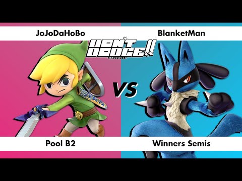 DON'T DODGE!! JoJoDaHoBo (Toon Link) vs BlanketMan (Lucario) [Pool B2 Winners Semis]