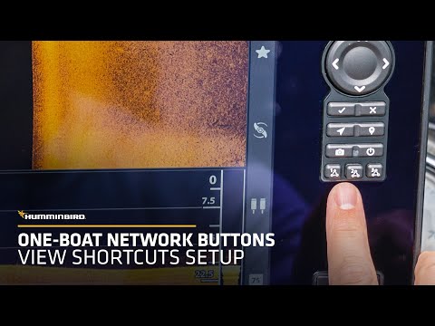 One-Boat Network Buttons & How to Customize | Humminbird XPLORE Fish Finder