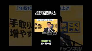 消費税をゼロにしても食料品の値段は下がらない【2026/4/21】#玉木雄一郎　#国民民主党　#消費税　#食料品　#食料品消費税ゼロ
