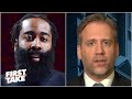 Max reacts to the Rockets trading James Harden to the Nets | First Take Max reacts to the Rockets trading James Harden to the Nets | First Take