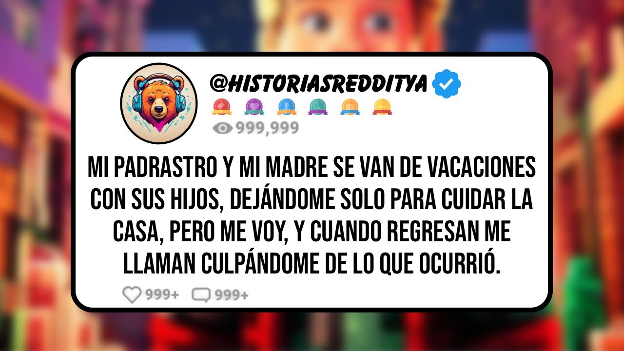 Mi PADRASTRO y mi MADRE se van de Vacaciones con sus Hijos, Dejándome Solo para Cuidar la Casa ...