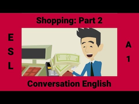 Vocabulary Tutorial - Shopping - Cash or Credit Card