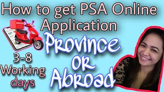 How To Get PSA Online Application kahit Nasa ABROAD KA PA, Step by Step / Momshe Sarabia