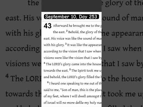 Day 253 of Reading the Bible in Chronological Order! #religion #bible #god #jesus #christian