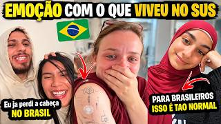GRINGA PERDE O CONTROLE AO VER O QUE RECEBEU NO SUS
