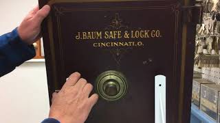 Dave LaBarge of LaBarge Lock & Safe technicians shows how to dial open a J Baum safe